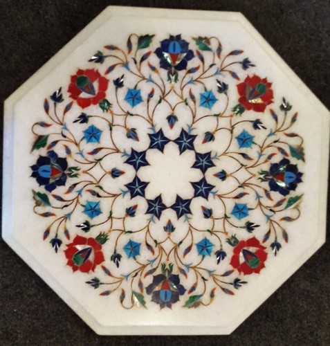 Tavolo angolare marmo - in, 12"