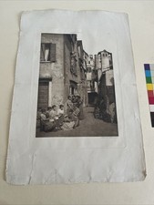 fotoincisione Ferdinando Orgagna da Calli e Canali in Venezua 1890/92.