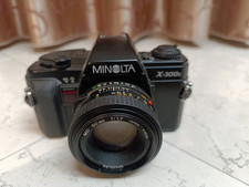 Macchina fotografica Minolta X-300s con obiettivo MD f/1.7 50mm