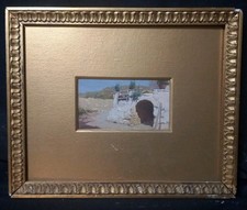 LEON GIUSEPPE BUONO ANTICO QUADRO DIPINTO ANNI 30/40 GIOIELLO 