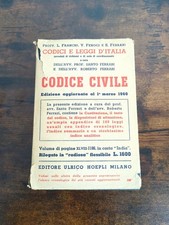 Codice Civile 1960 Hoepli - Codici e Leggi d'Italia