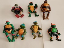 Lotto 7 Action Figure Turtles tmnt tartarughe ninja 
