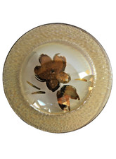 Vassoio in VETRO FUSIONE e Oro