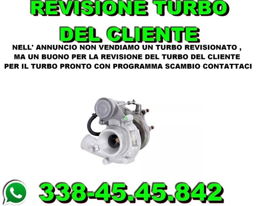 Turbina turbocompressore td04 - turbocompressore,