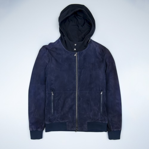 Giacca vento zegna pelle - a,