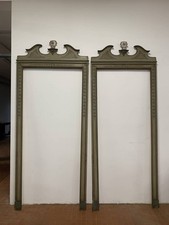 2 Antiche chiambrane per porte antiche con placche in porcellana  ACCORSI TORINO