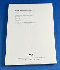 IWC AQUATIMER CHRONOGRAPH 3767 INSTRUCTION VINTAGE
