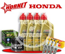 KIT/TAGLIANDO HONDA HORNET 600 2007 2008 2009 OLIO CASTROL FILTRO CANDELE X MOTO