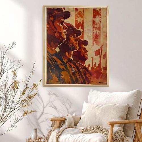 Arte parete patriottica - da,
