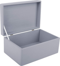 Grande Grigio Scatola in Legno