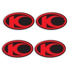 4 Adesivi Resinati Stickers 3D