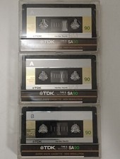 Lotto 3x TDK SA 90 1986 TIPO 2