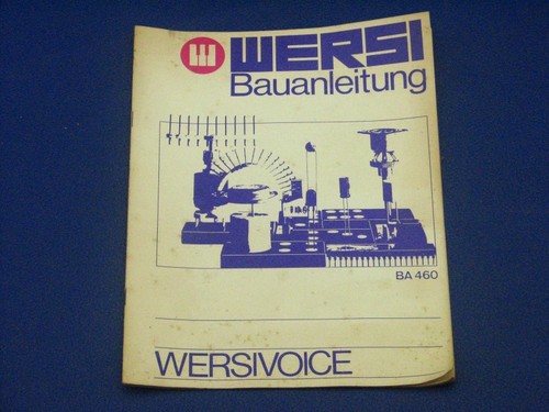 Wersi concerto istruzioni - wersi, concerto/istruzioni