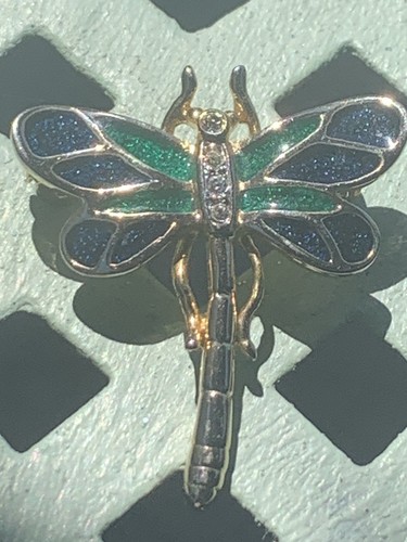 Spilla libellula vintage tono