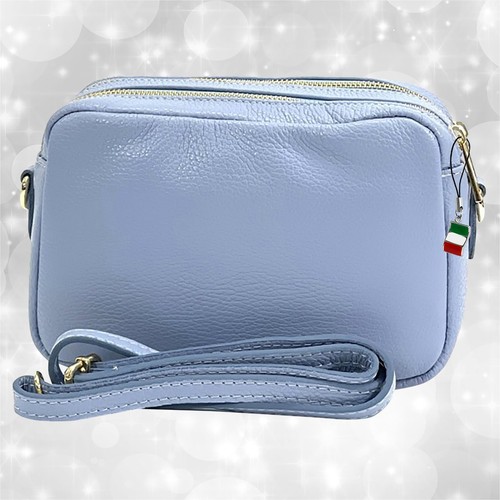 Borsa azzurro pelle - , media