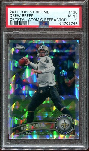 2011 drew brees topps chrome - brees,