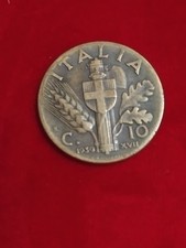 10 Centesimi 1939 XVII -