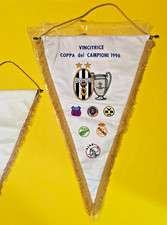 Gagliardetto ricamato FC Juventus vittoria coppa Campioni Champions 2006  60 cm