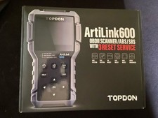 Topdon ArtiLink600 OBD2 Scanner ABS/SRS with 3Reset Service