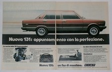 Advert Pubblicità Auto 1981 FIAT 131 SUPERMIRAFIORI 2000 TC