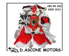 KIT CARENE ABS HONDA CBR 600 RR 2009 2010 2011 2012 ROSSO 23 P SCOCCHE PLASTICHE
