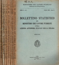 Bollettino statistico del Ministero dei lavori pubblici e della azienda autonoma