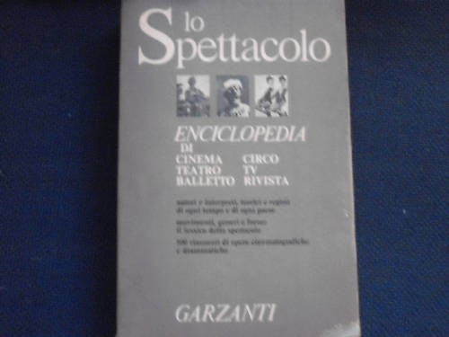 Spettacolo enciclopedia - spettacolo,