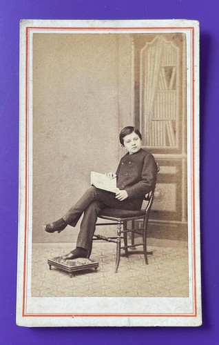 Photo cdv 1870 - anonyme, jeune