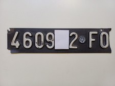 VECCHIA ED ORIGINALE TARGA