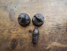 materiale elettrico antico interruttori in bachelite