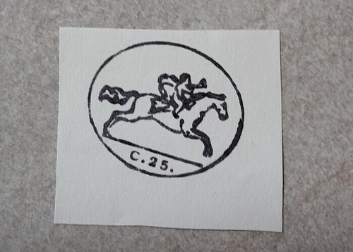 Annullo cavallino sardo - annullo, 25