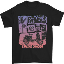 T-Shirt Uomo Scooter i Cavalieri della Tempesta Moto 100% Cotone