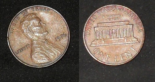 Moneta one cent - cent, lincoln