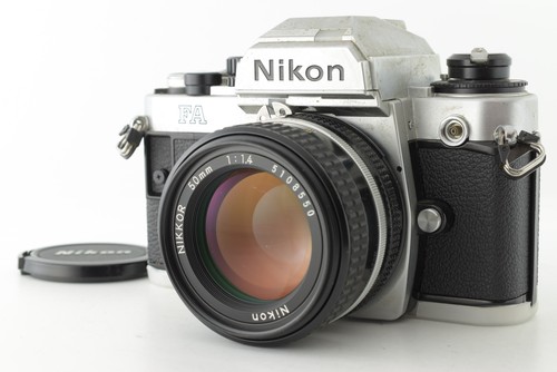 Nikon silver film camera - film,