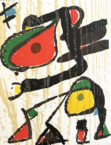 Joan mirò xilografia - joan,