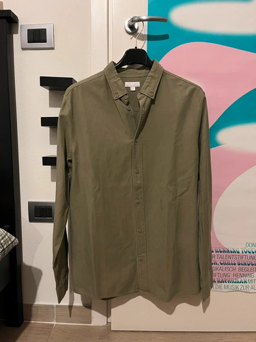 Camicia cos cotone verde - camicia,