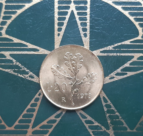Lire 1973 ramo di - 20, (ramo