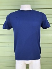NEW ZARA MAN NAVY BLUE T-SHIRT