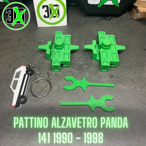 Coppia pattini alzavetro sx - pattini, dx