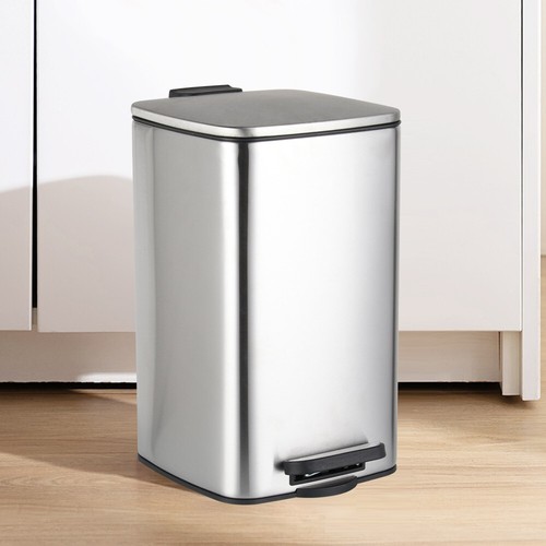 Pattumiera bagno argento - , 8l