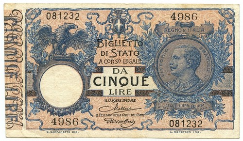 Lire biglietto stato - 5,