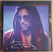 LENNY KRAVITZ 2 Lp ‘Blue Electric Light’ SIGNED = AUTOGRAFATO Black Vinyl SEALED