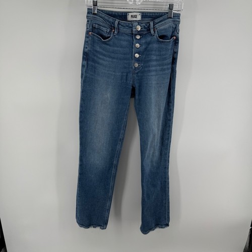 Jeans paige vita alta - alta, bottoni