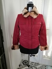 piumino rosso donna,collo e