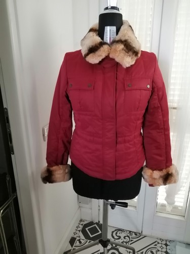 Piumino rosso donna - piumino, donna,collo