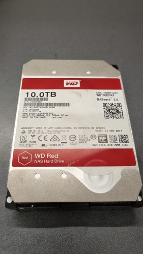 Western digital red - red, 10tb