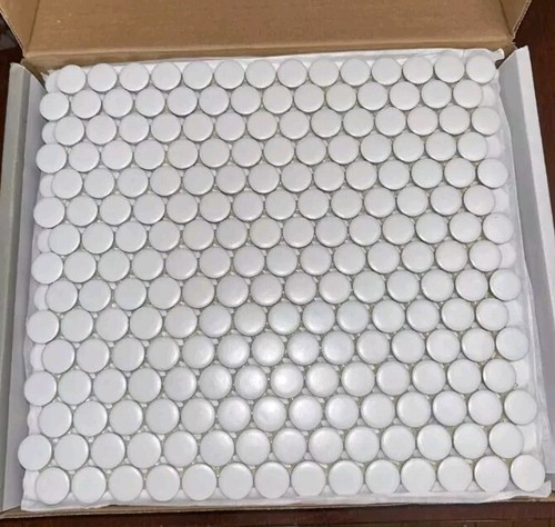 Daltile penny rotondo bianco - rotondo,