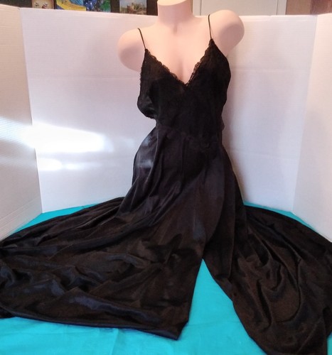 Vintage black lingerie long - vintage,