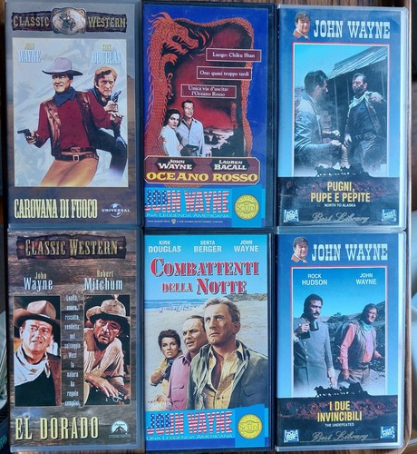 Collezione vhs film con john - collezione,