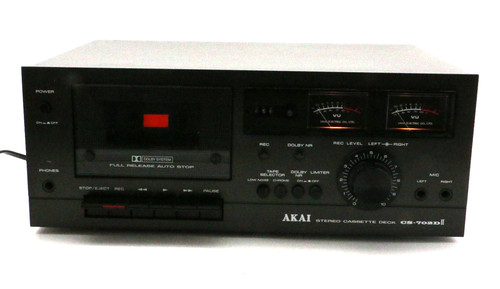 Akai 702dii stereo cassette - cs-702dii,